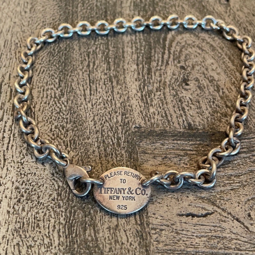 Tiffany & Co. silver tag necklace